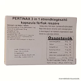 PERTINAX 3 IN 1 PLUS potencianövelő - 4 db kapszula