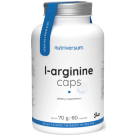 L-arginine - 60 kapszula - BASIC - Nutriversum - ízesítetlen