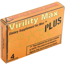 Virility Max PLUS – 4 db potencianövelő