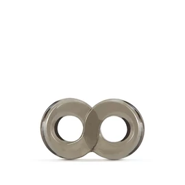 STAY HARD COCK RING AND BALL STRAP BLACK