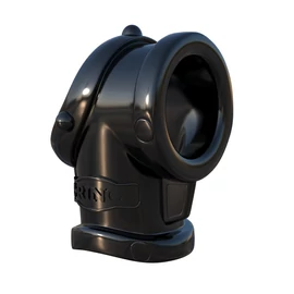 Cock Pipe With Ball-Stretcher  Black