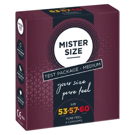 Mister Size óvszer Tesztcsomag - 3db