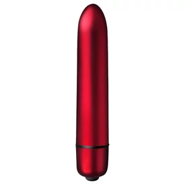 Scarlet Velvet - mini rúzs vibrátor (10 ritmusú) - piros