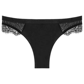 Adalet Flora Normal - menstruációs bugyi (fekete)