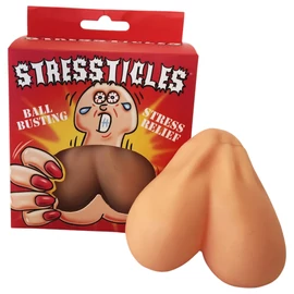 Stressticles - stresszlabda - herék (natúr)