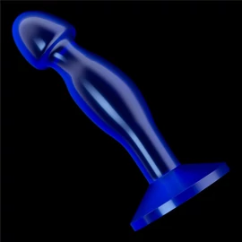 Flawless Clear Prostate Plug 6.5&#039;&#039; Blue