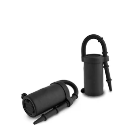 Vibrating Silicone Nipple Teazers  Black