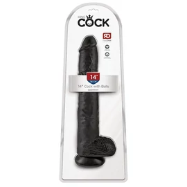 14&quot; Cock with Balls  Black