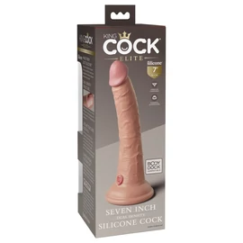 7&quot; Dual Density Silicone Cock  Light