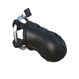 Extreme Silicone Cock Blocker  Black