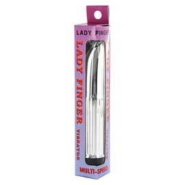 Lady Finger Vibrator Silver