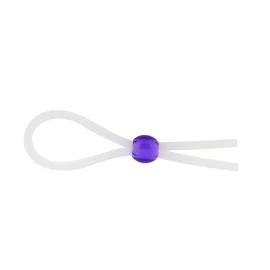 5 inch Silicon Cock Ring With Bead Lavender