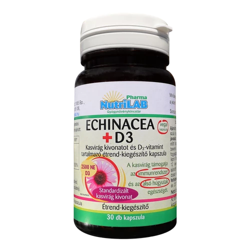 NutriLAB Echinacea + D3 vitamin vega 30X