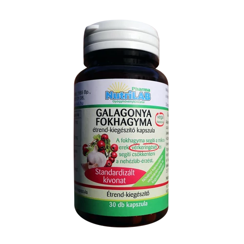 NutriLAB Galagonya fokhagyma vega 30x