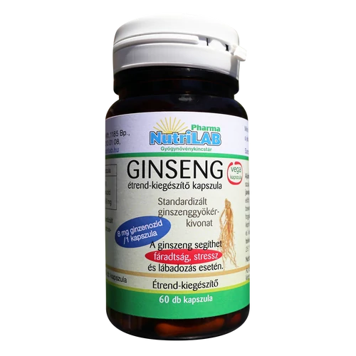 NutriLAB Ginseng vega kapszula 60X