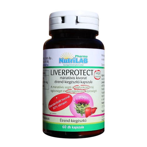 NutriLAB Liverprotect máriatövis kivonat vega kapszula 60x