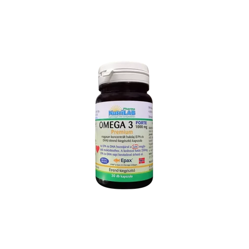 NutriLAB Omega 3 forte 1000 mg kapszula 30x