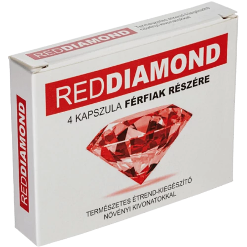 RED DIAMOND potencianövelő - 4 db kapszula