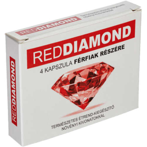 RED DIAMOND potencianövelő - 4 db kapszula