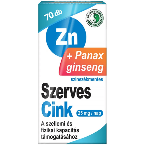 Dr. Chen SZERVES CINK + GINSENG - 70 db kapszula