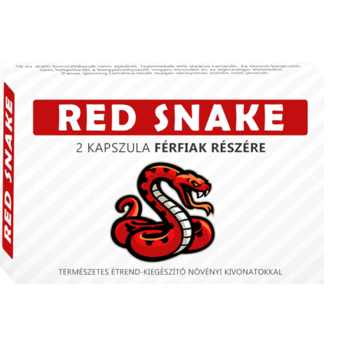RED SNAKE potencianövelő - 2 db kapszula
