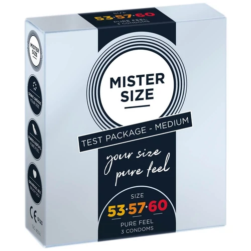MISTER SIZE - 53-57-60 (3 condoms)