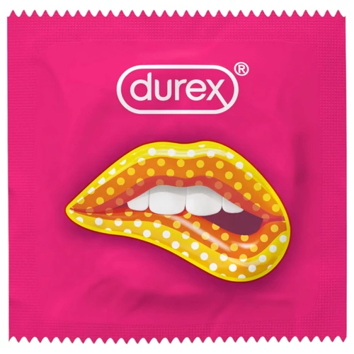 Durex Pleasure Me - bordázott-pontozott óvszer (10db)