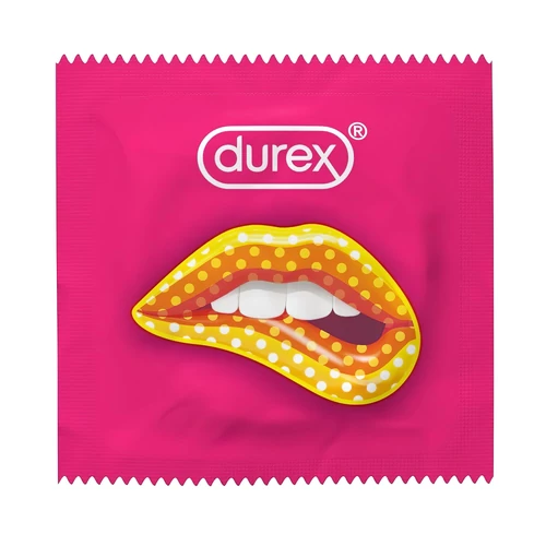 Durex Pleasure Me - bordázott-pontozott óvszer (10db)