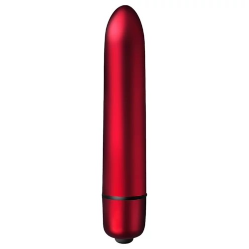 Scarlet Velvet - mini rúzs vibrátor (10 ritmusú) - piros