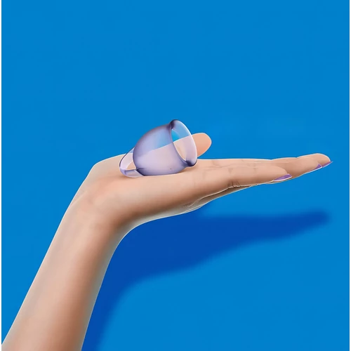 Satisfyer Feel Confident - menstruációs kehely szett (lila)