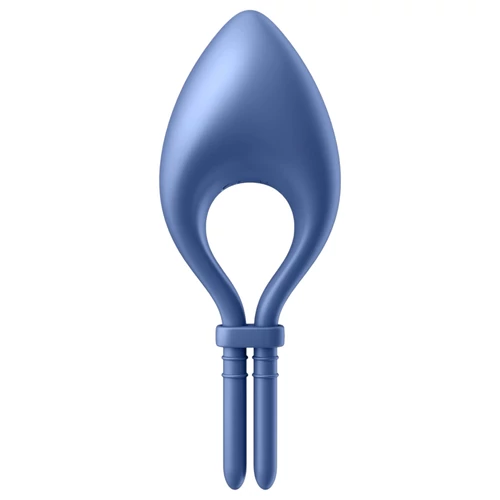 Satisfyer Bullseye - okos vibrációs péniszgyűrű (kék)