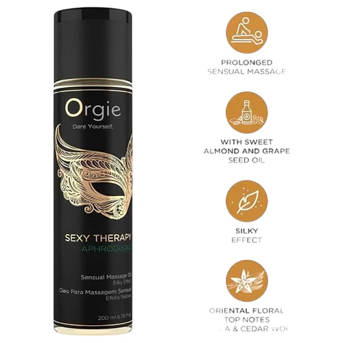 Orgie Aphrodisiac - érzéki masszázsolaj (200ml)