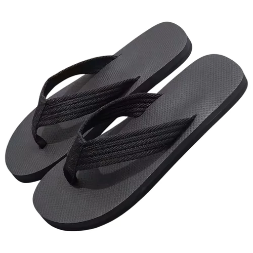 Flip-flop papucs - fütyi talppal - fekete