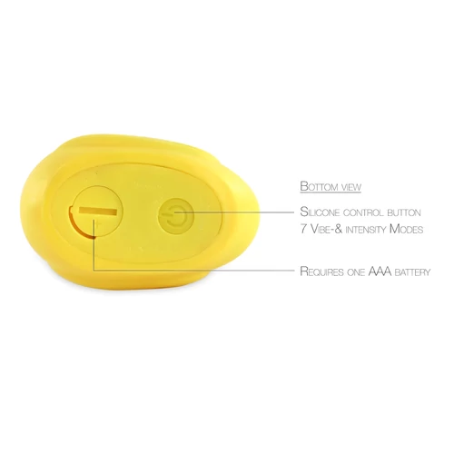My Duckie 2.0 - kacsa vízálló csikló vibrátor (sárga)