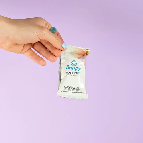 Beppy  Tampon WET - Lubricated sponge tampon - 2 pieces