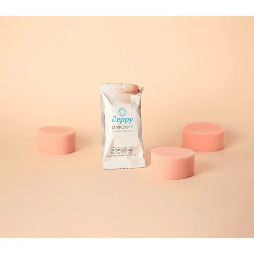 Beppy  Tampon WET - Lubricated sponge tampon - 4 pieces