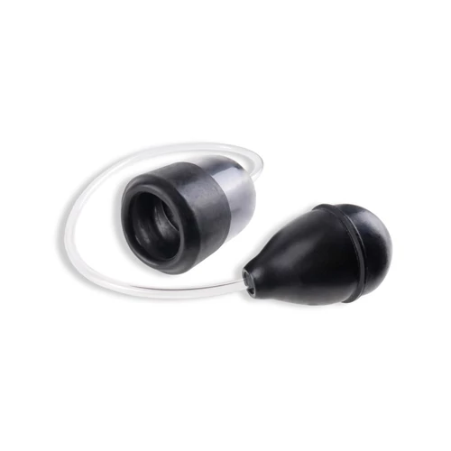 Suck N' Stroke Head Pump  Clear/Black