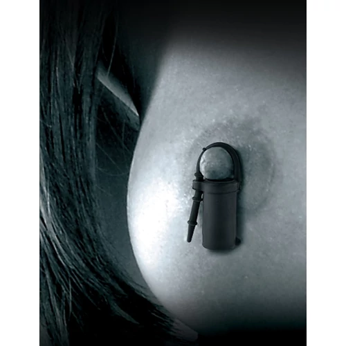 Vibrating Silicone Nipple Teazers  Black