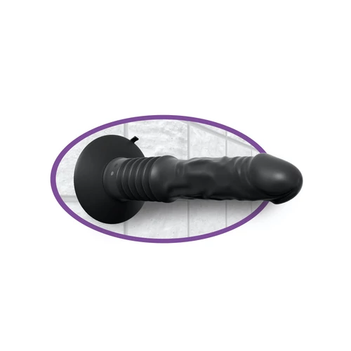 Vibrating Ass Fucker  Black