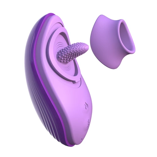 Her Silicone Fun Tongue  Purple