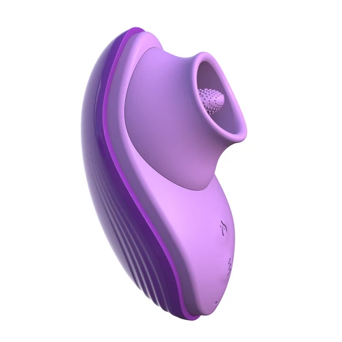 Her Silicone Fun Tongue  Purple