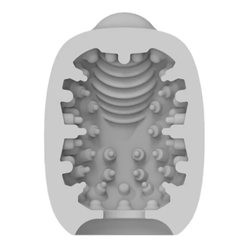 VIBEGGS - Naughty Nubs - Vibrating Masturbation Sleeve - White