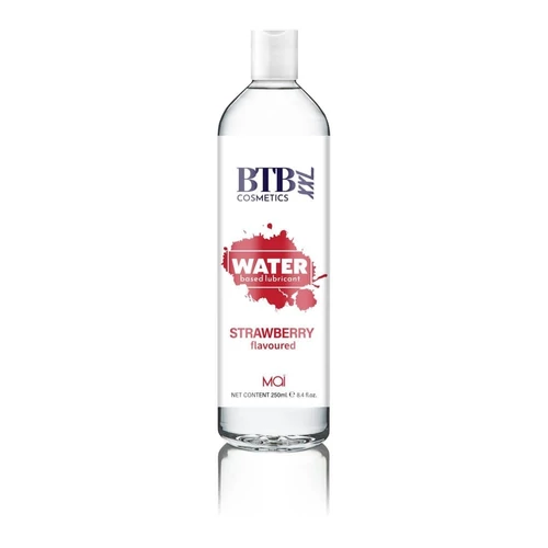 BTB WATER BASED FLAVORED STRAWBERRY LUBRICANT 250ML