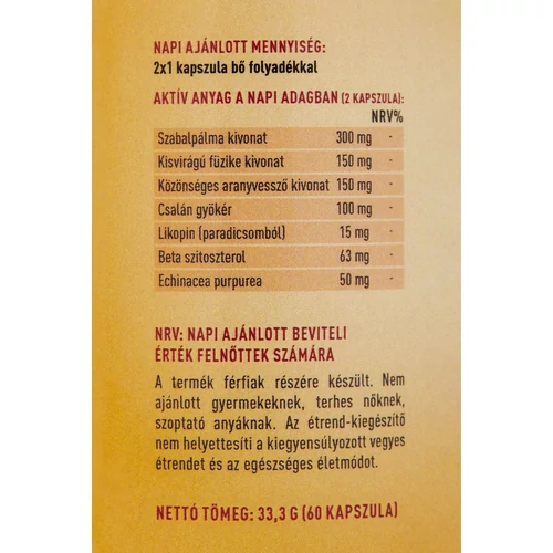 Happy Yeti prémium prosztata kapszula férfi vizelési panaszokra - 60 db