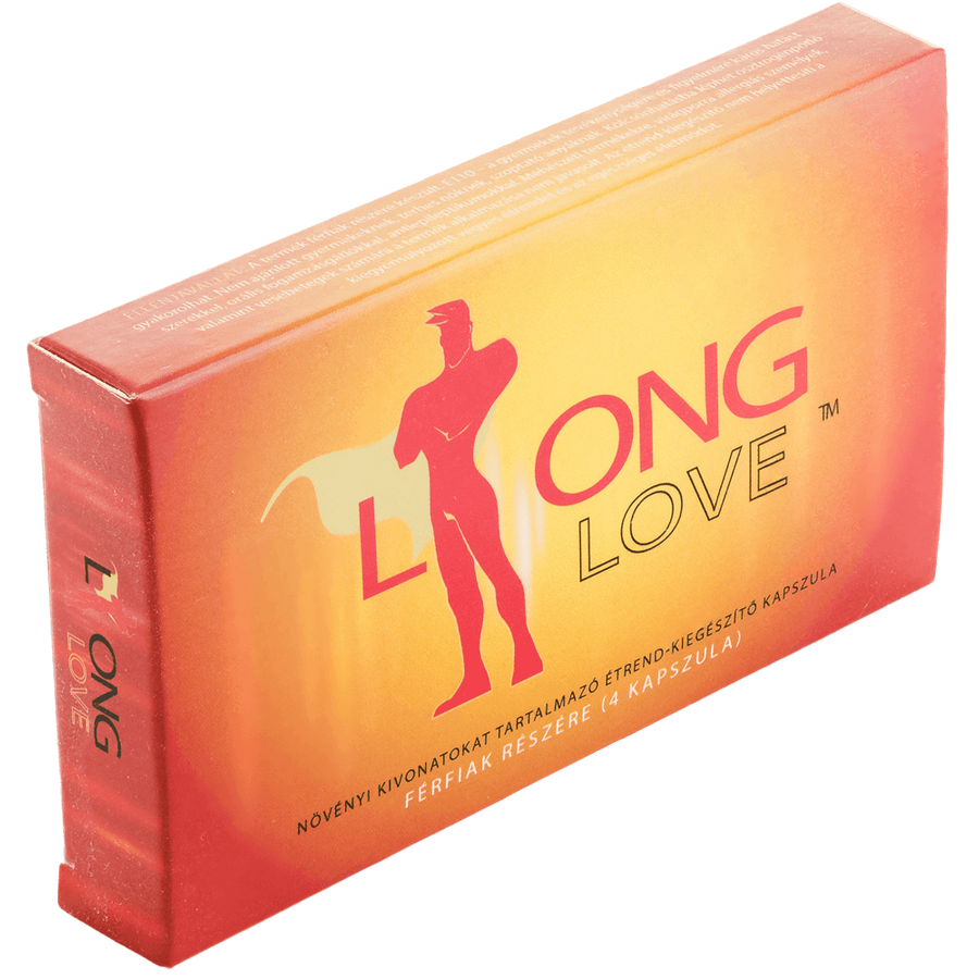 LONG LOVE korai magömlés ellen - 4 kapszula LONG LOVE korai magömlés ellen - 4 kapszula