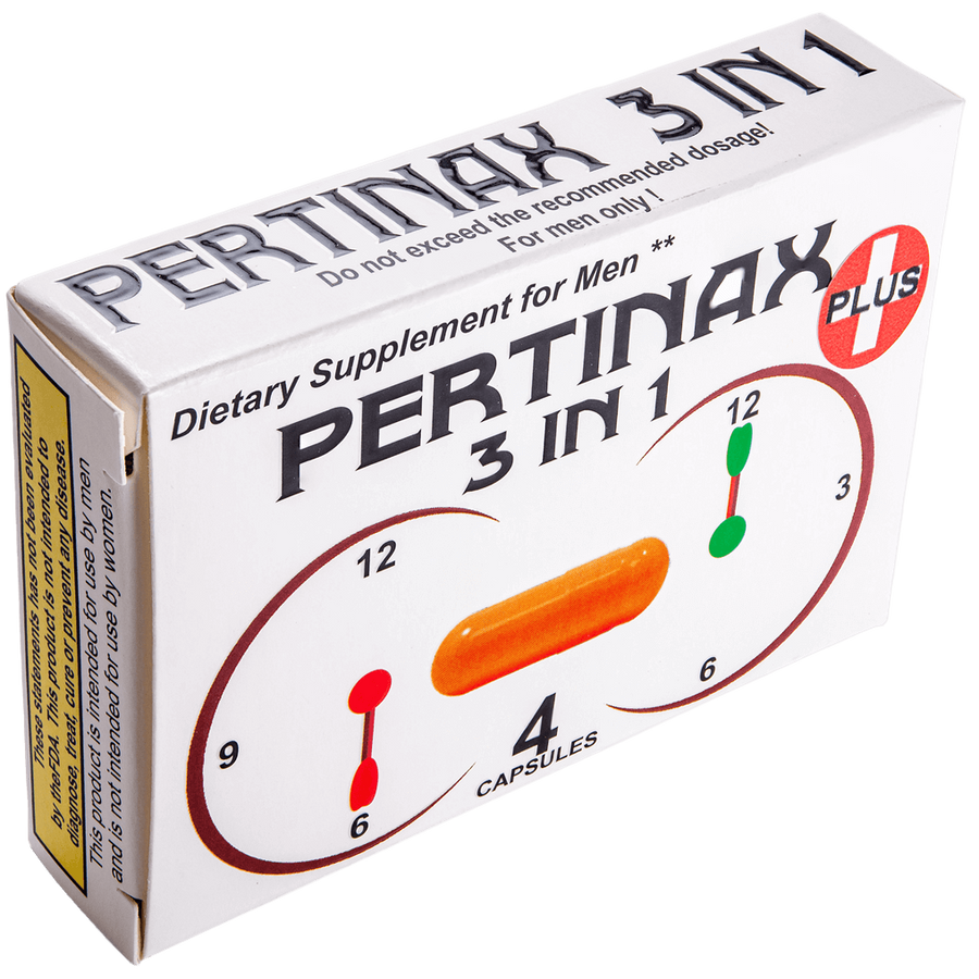 PERTINAX 3 IN 1 PLUS potencianövelő - 4 db kapszula PERTINAX 3 IN 1 PLUS potencianövelő - 4 db kapszula