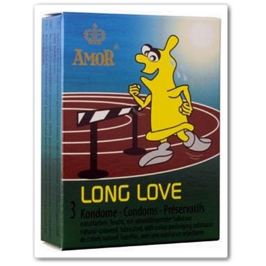AMOR LONG LOVE késleltető óvszer - 3 db AMOR LONG LOVE késleltető óvszer - 3 db