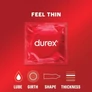Durex Feel Thin - élethű érzés óvszer (3db)