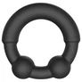 Dorcel Stronger Ring - fém betétes péniszgyűrű (fekete)