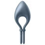 Satisfyer Bullseye - okos vibrációs péniszgyűrű (szürke)